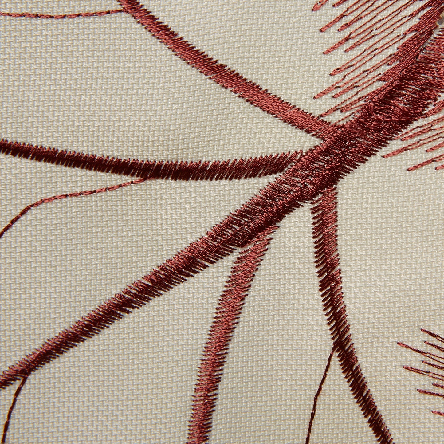 Maple Leaves Embroidered Table Runner 14X60
