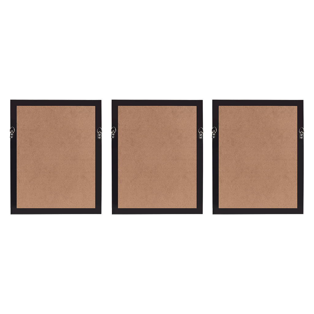 3-Piece Framed Abstract Coastal Rice Paper Wall Decor Set