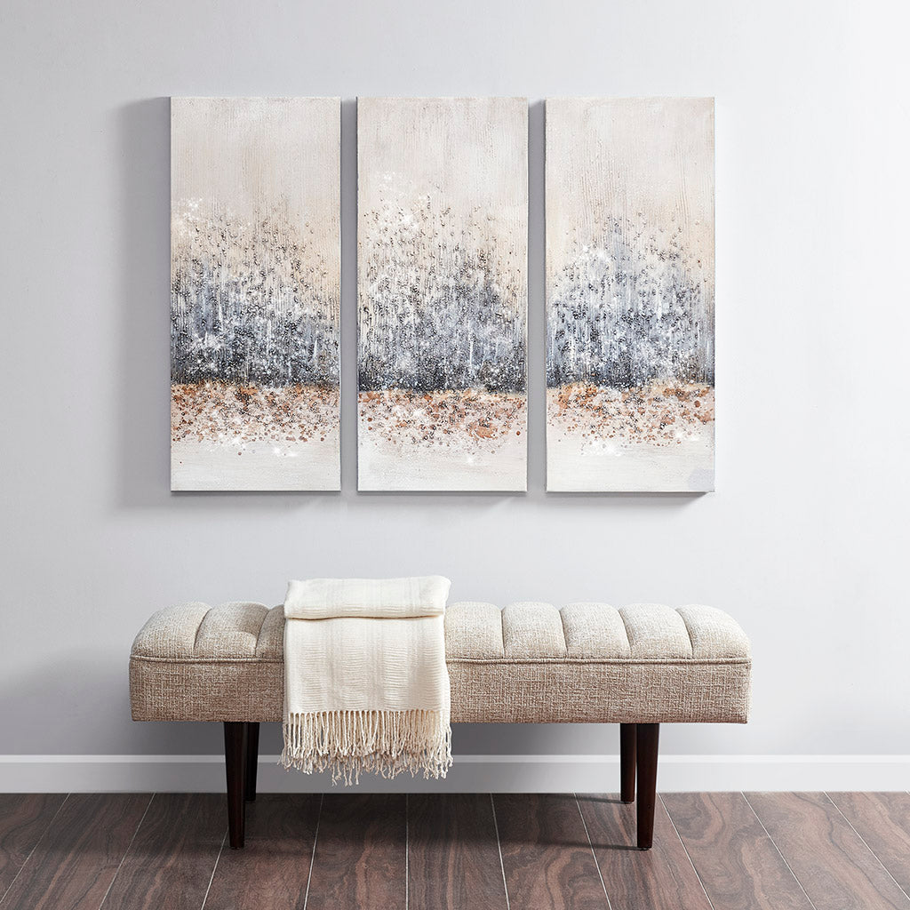 3-Piece Canvas Wall Art Set with Abstract Design