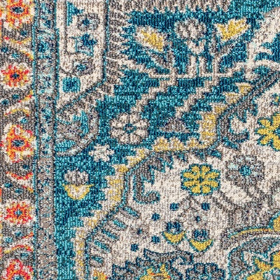 Bohemian FLAIR Boho Vintage Medallion Area Rug