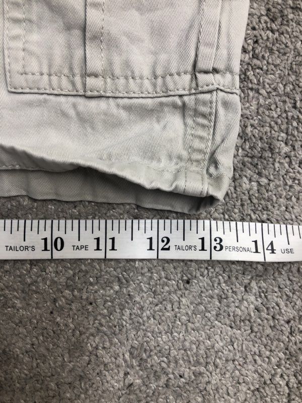 Wrangler Shorts Mens 40 Gray 130273 Cargo Outdoor Workwear 100% Cotton Casual