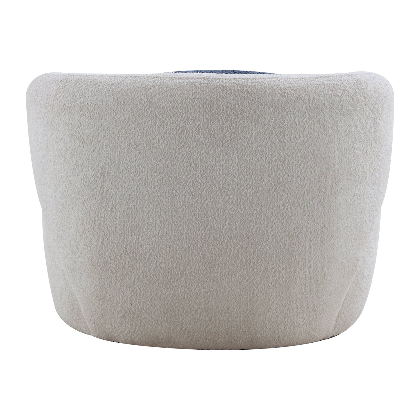 Upholstered Swivel Accent Chair with Metal Base
