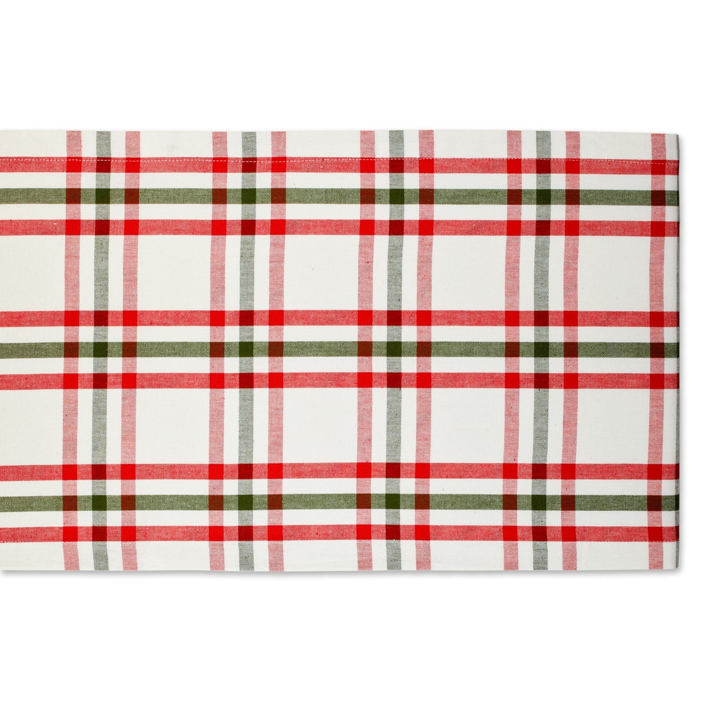 Nutcracker Plaid Table Runner 14X108