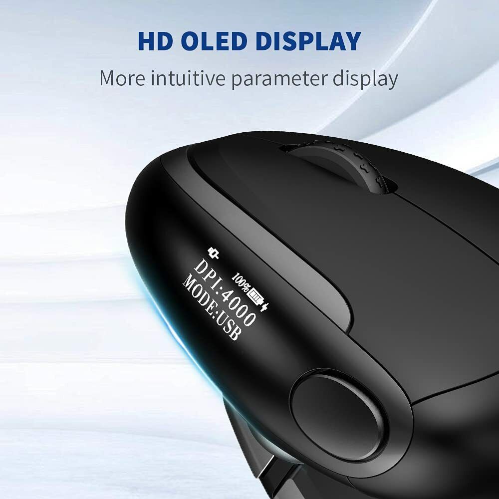 Delux M618XSD Seeker Ergonomic Vertical Mouse