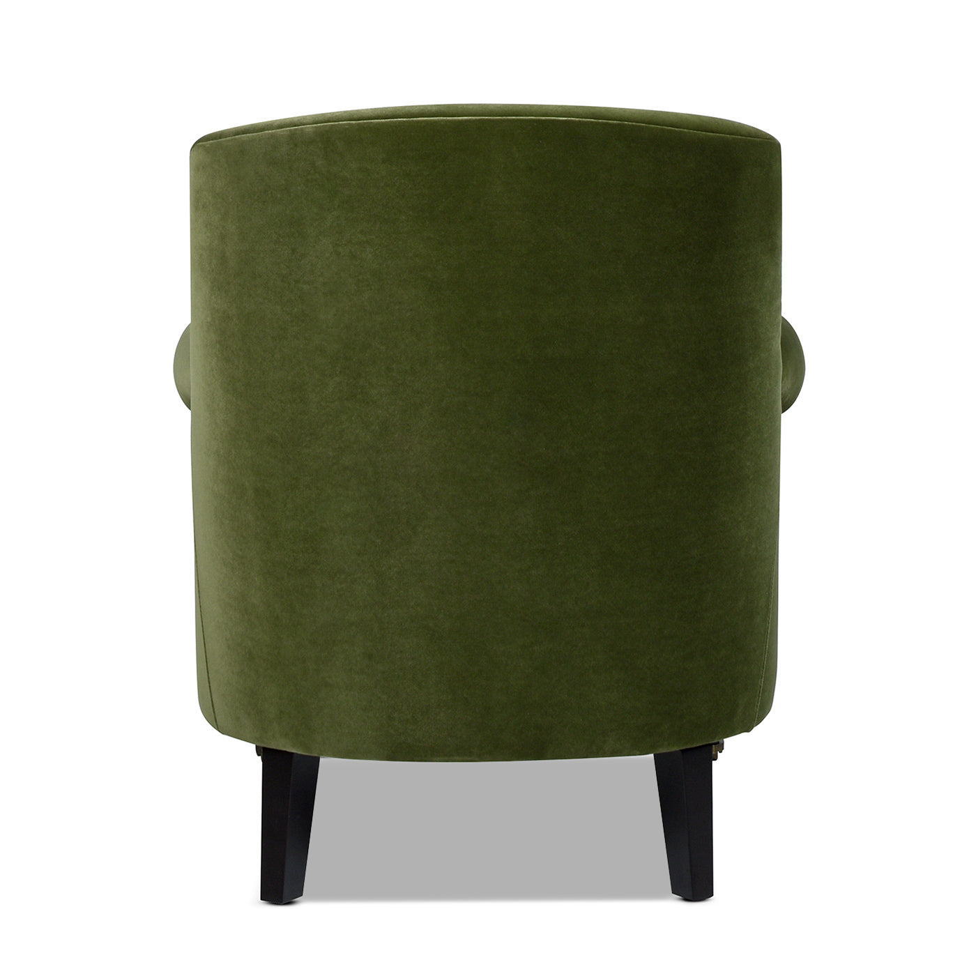 Boutique 30" Upholstered Accent Chair with Rolled Arms and Wood Turn Legs
