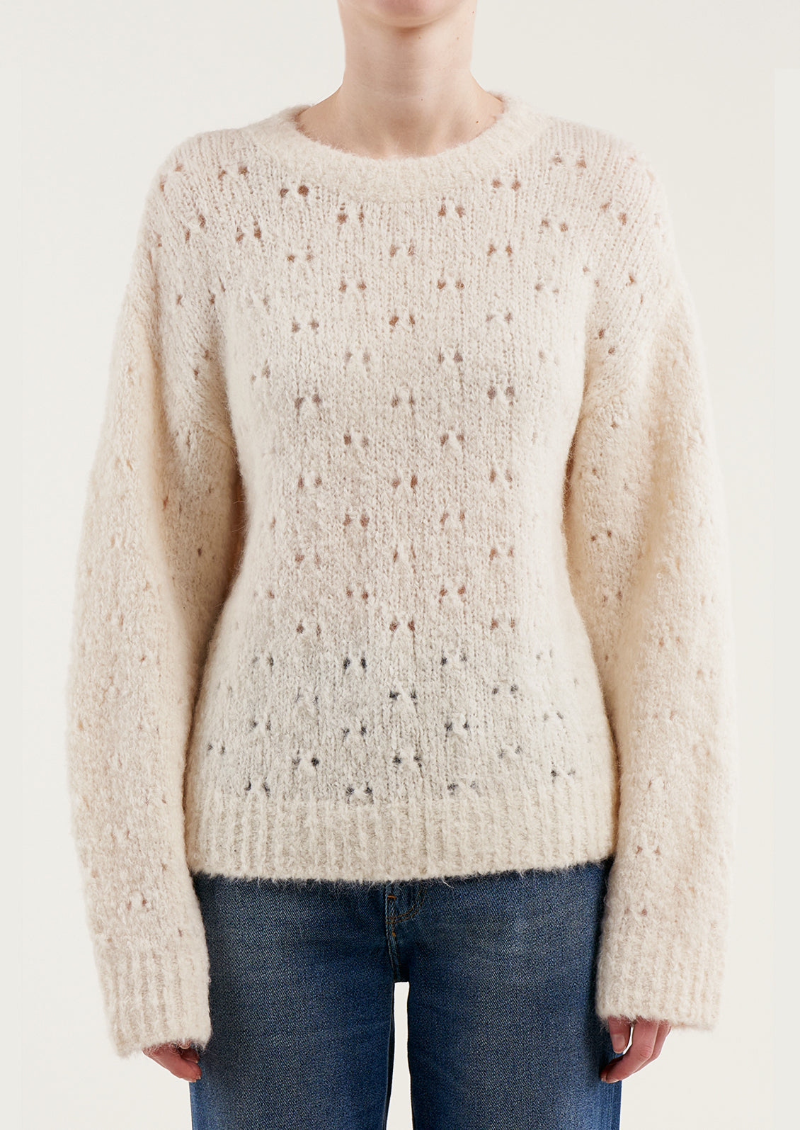 Abot Birdseye Knit Sweater