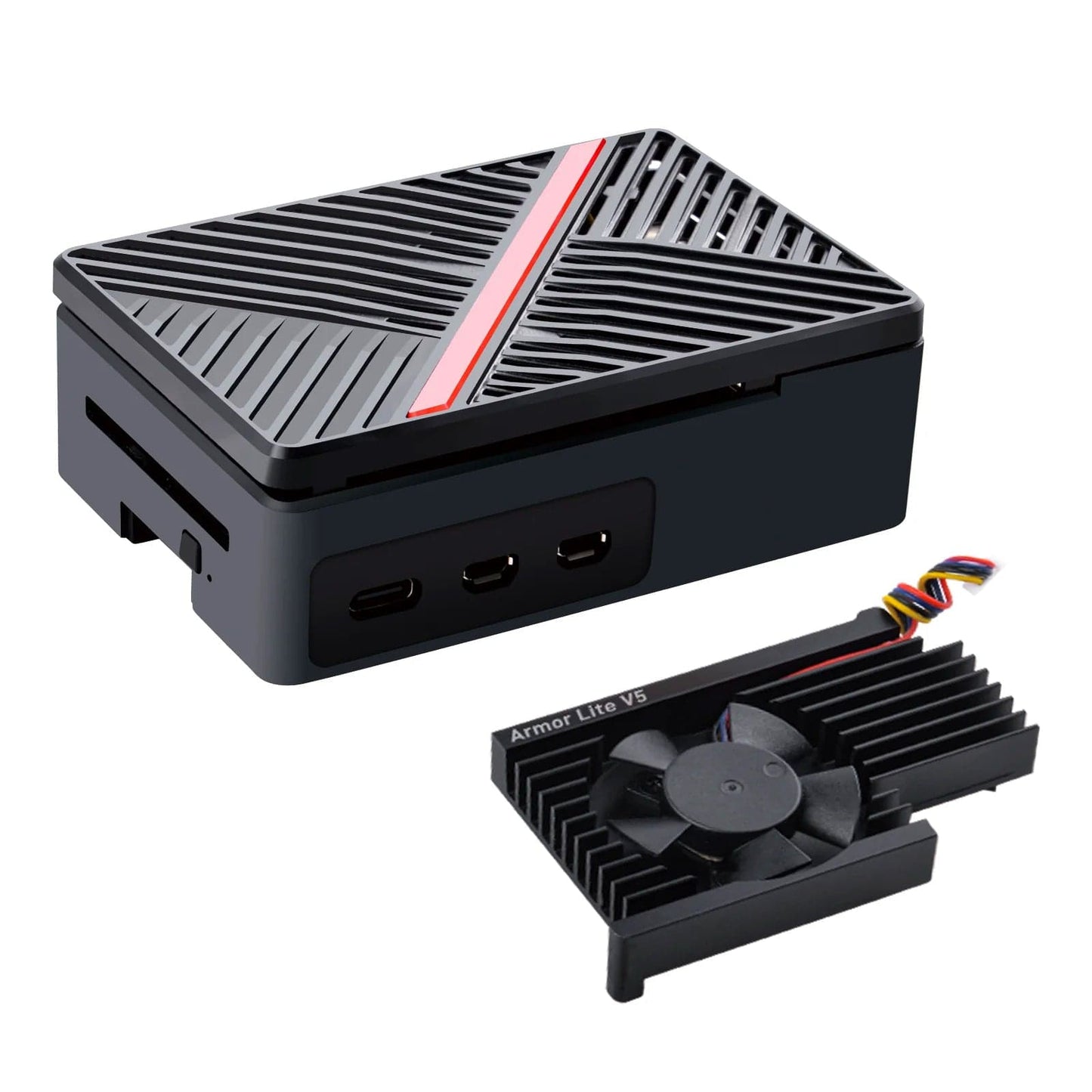 ABS Fan Case for Raspberry Pi 5
