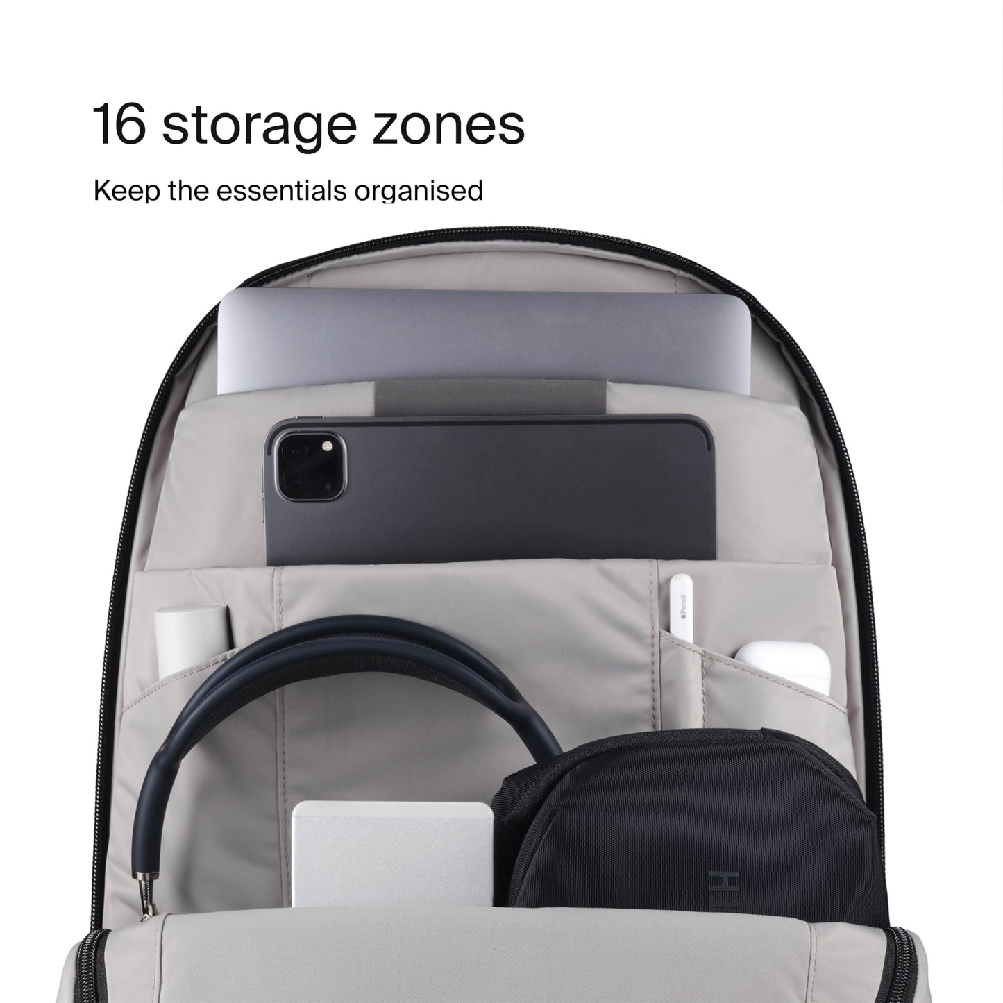 Urth Arkose 20L Backpack + Camera Insert (Black)