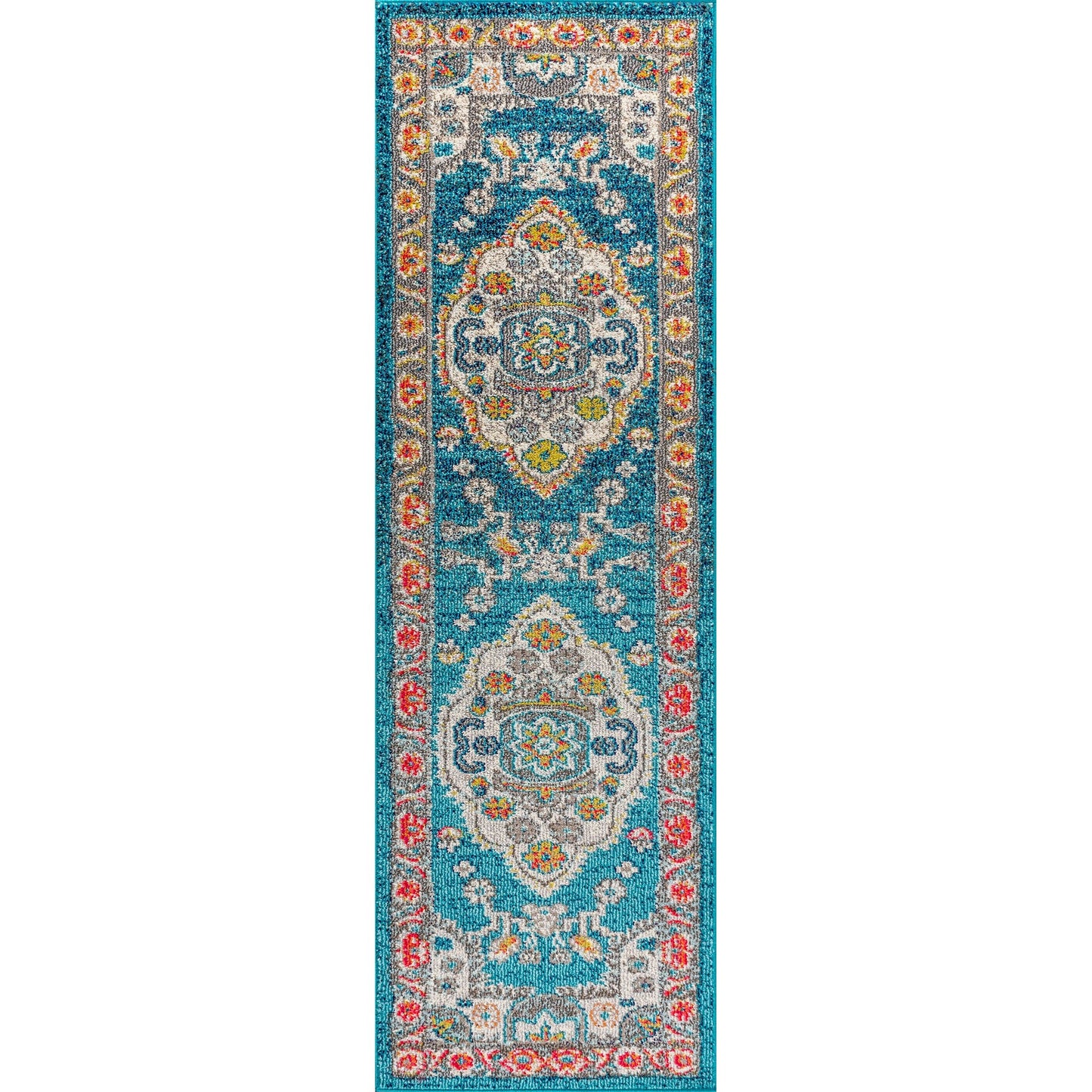 Bohemian FLAIR Boho Vintage Medallion Area Rug