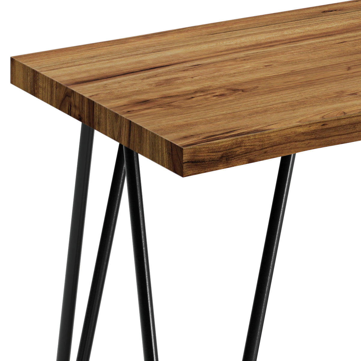Bench with Hairpin Metal Legs