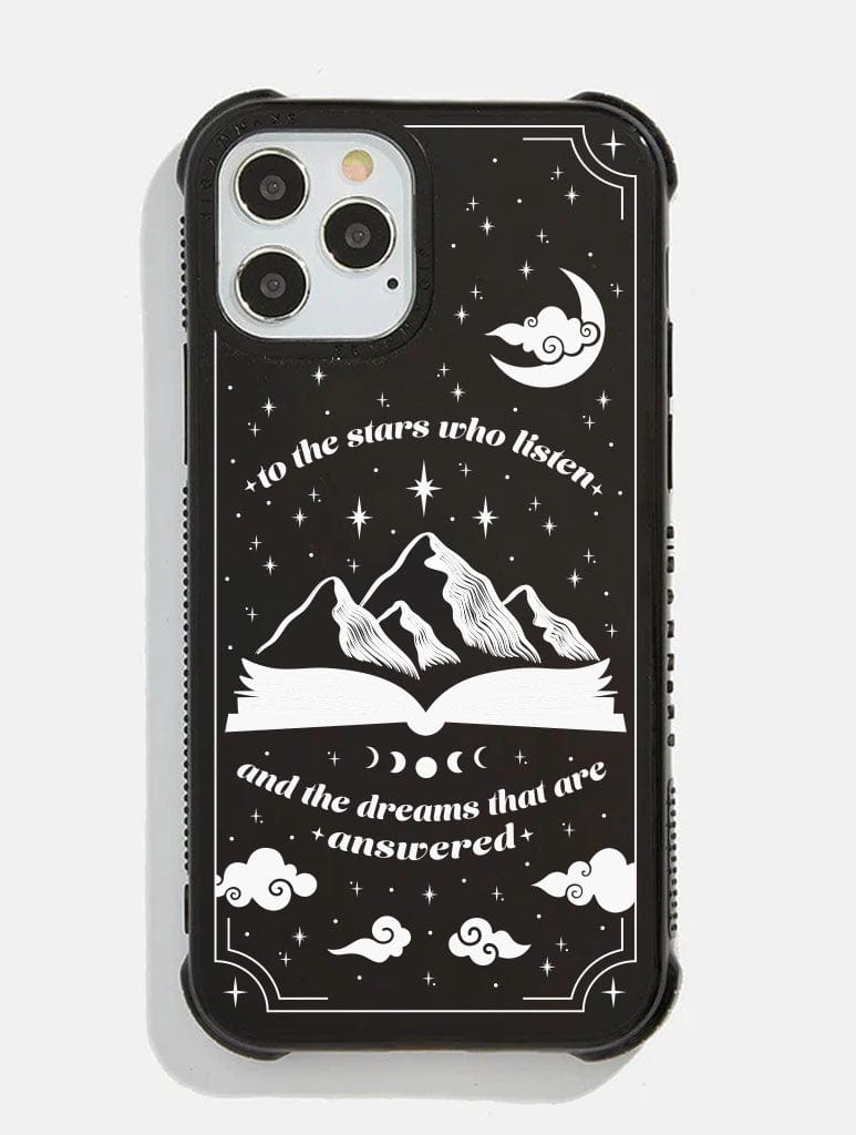 ACOTAR White To The Stars Who Listen Shock iPhone Case