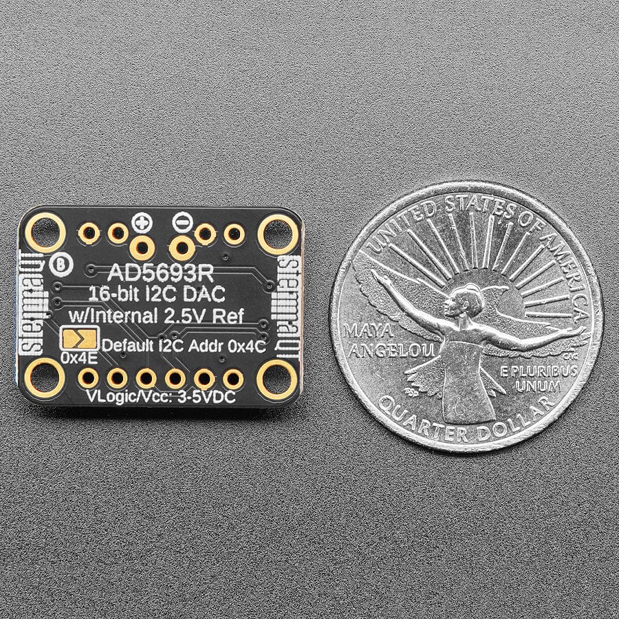 Adafruit AD5693R Breakout Board - 16-Bit DAC with I2C Interface - STEMMA QT / qwiic