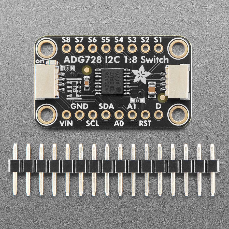 Adafruit ADG728 1-to-8 Analogue Matrix Switch - Stemma QT