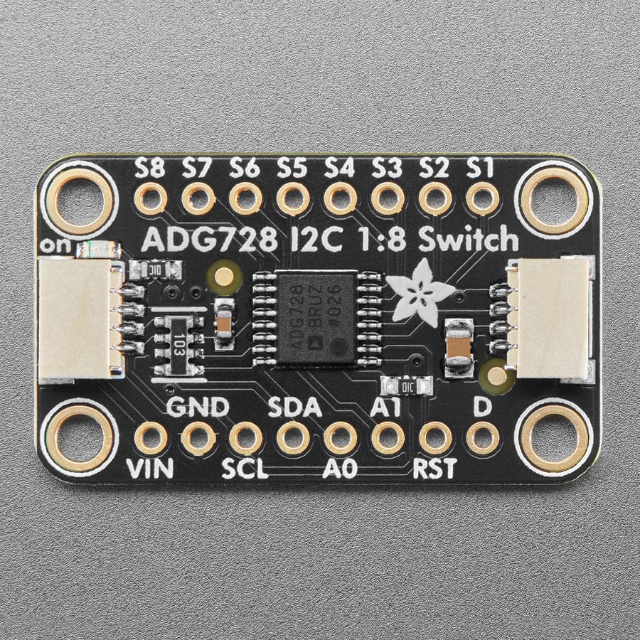 Adafruit ADG728 1-to-8 Analogue Matrix Switch - Stemma QT