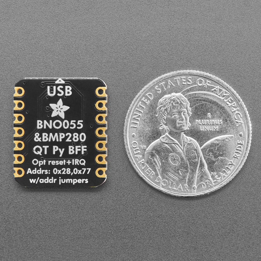 Adafruit BNO055 + BMP280 BFF Add-On for QT Py