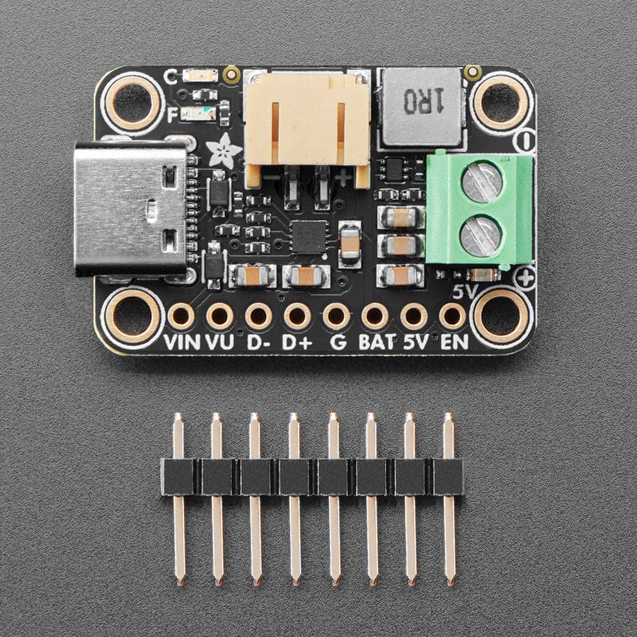 Adafruit bq25185 USB / DC / Solar Charger with 5V Boost Board