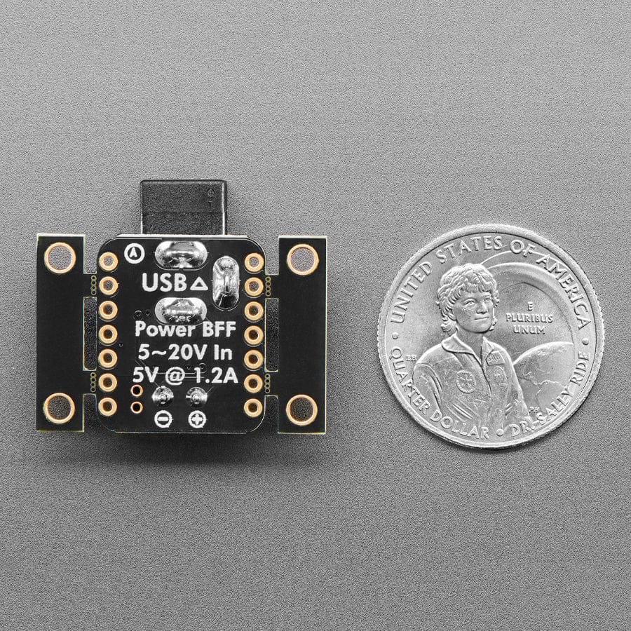 Adafruit DC Power BFF Add-On for QT Py