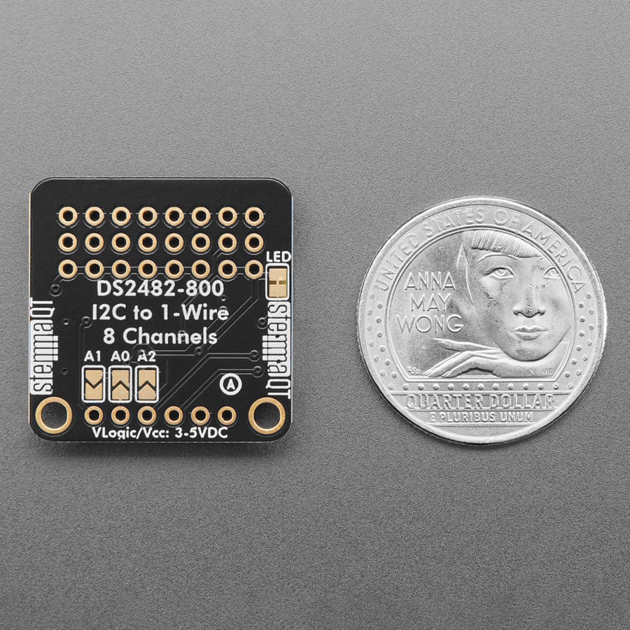 Adafruit DS2482S-800 8 Channel I2C to 1-Wire Bus Adapter - STEMMA QT / Qwiic