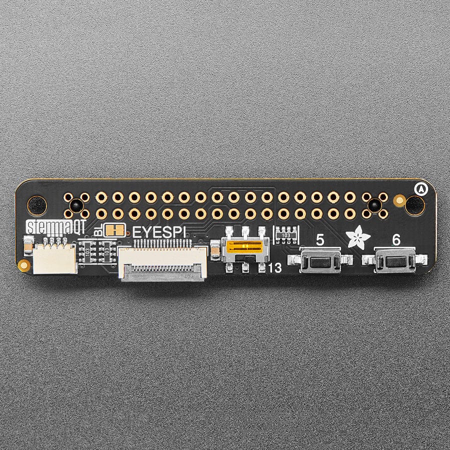 Adafruit EYESPI Pi Beret - Buttons, EYESPI and STEMMA QT