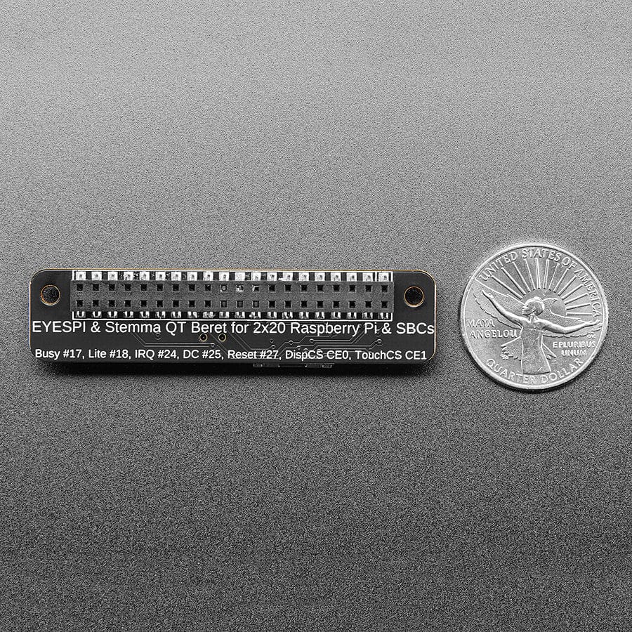 Adafruit EYESPI Pi Beret - Buttons, EYESPI and STEMMA QT