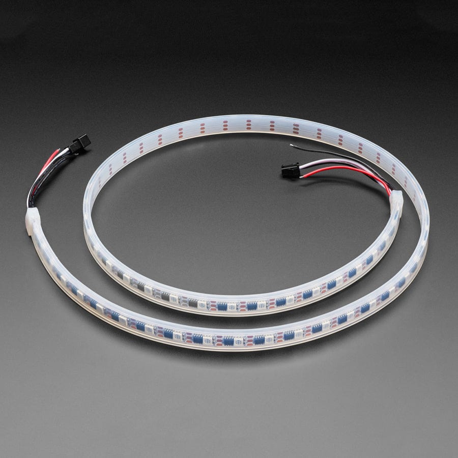 Adafruit High Density NeoPixel UV LED Strip with 60 LED/m - White PCB - 1M
