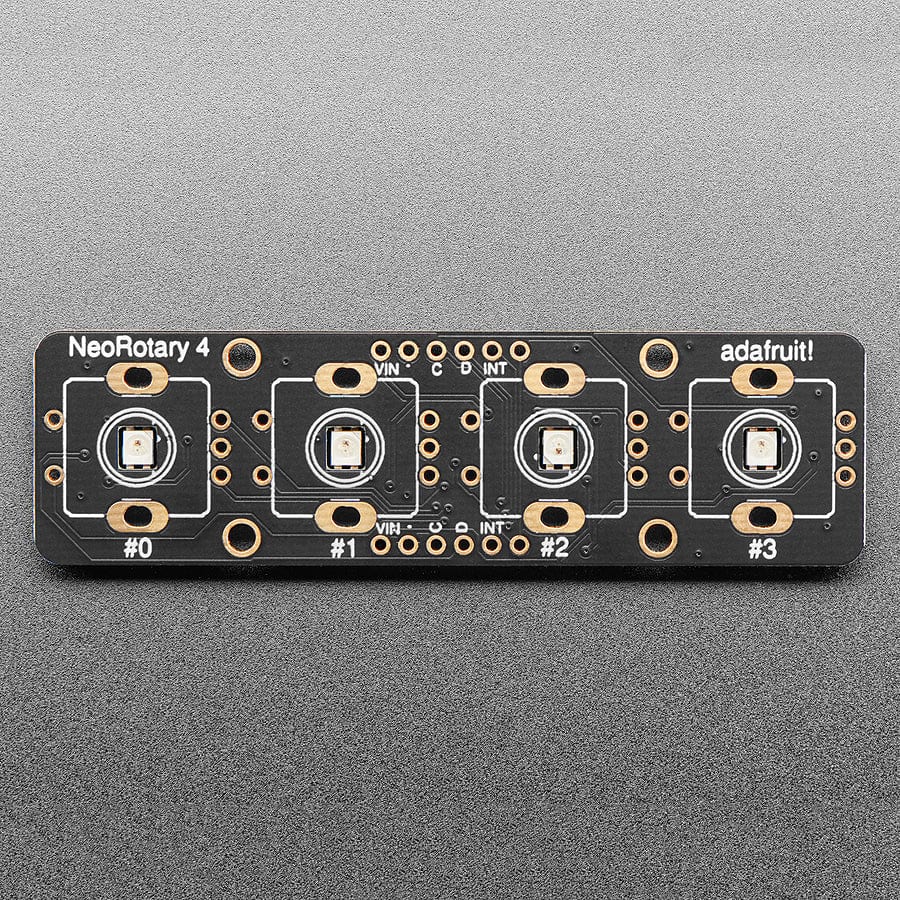 Adafruit I2C Quad Rotary Encoder Breakout with NeoPixel - STEMMA QT / Qwiic