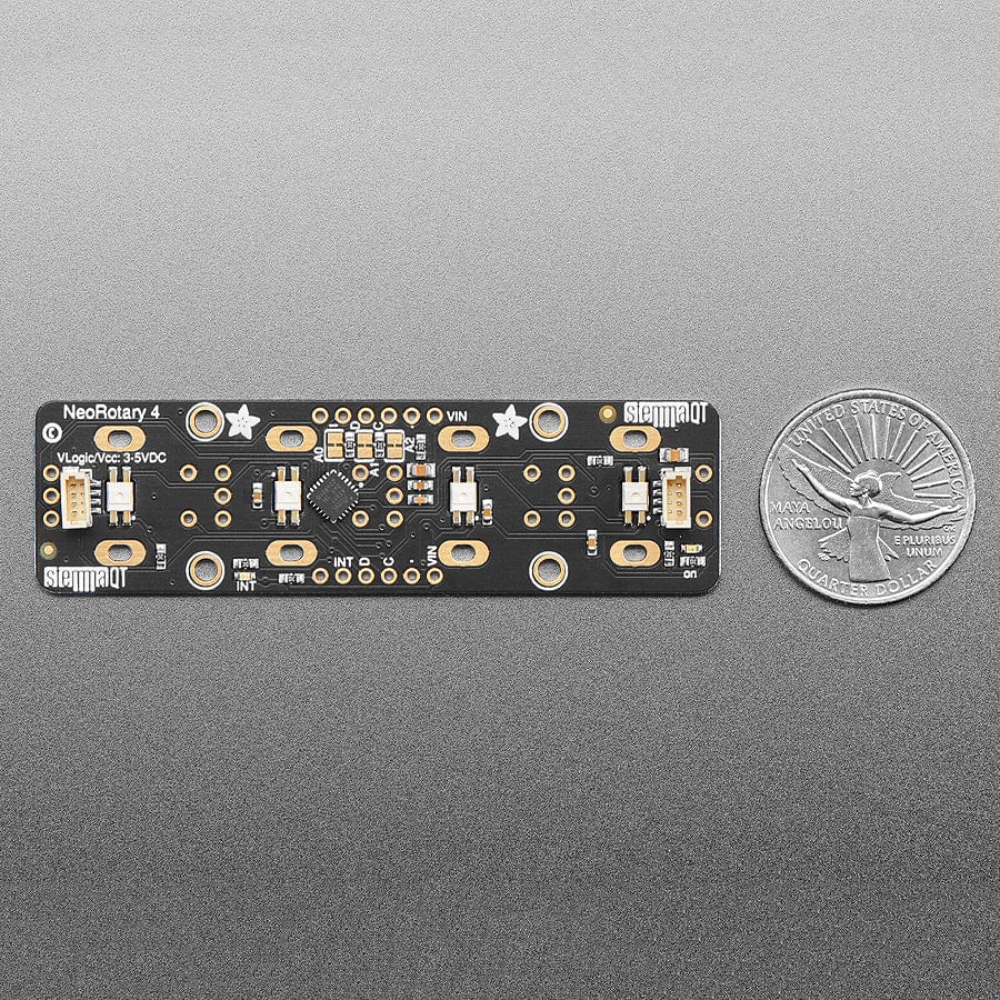 Adafruit I2C Quad Rotary Encoder Breakout with NeoPixel - STEMMA QT / Qwiic