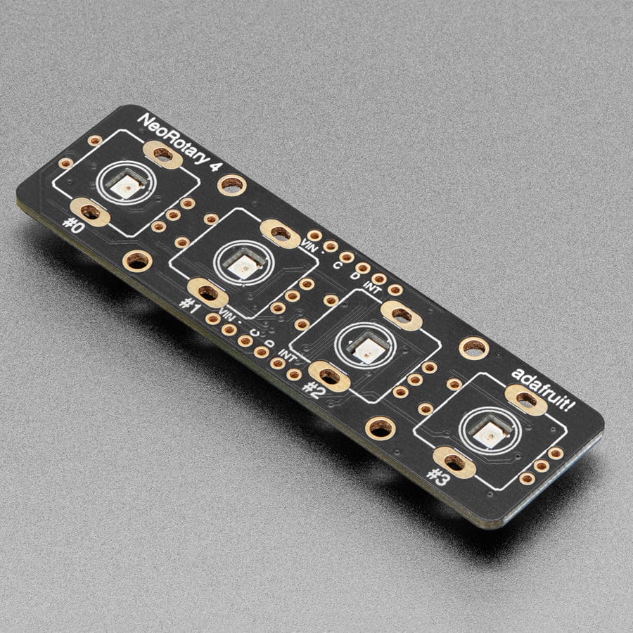 Adafruit I2C Quad Rotary Encoder Breakout with NeoPixel - STEMMA QT / Qwiic