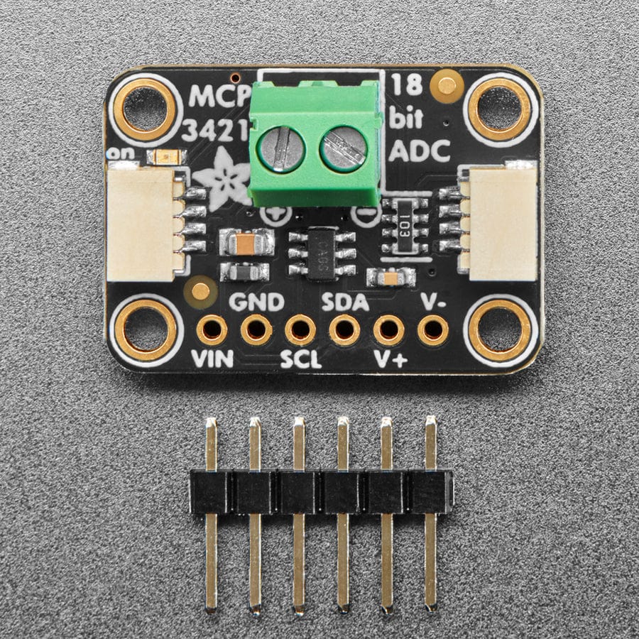 Adafruit MCP3421 18-Bit ADC - STEMMA QT / Qwiic