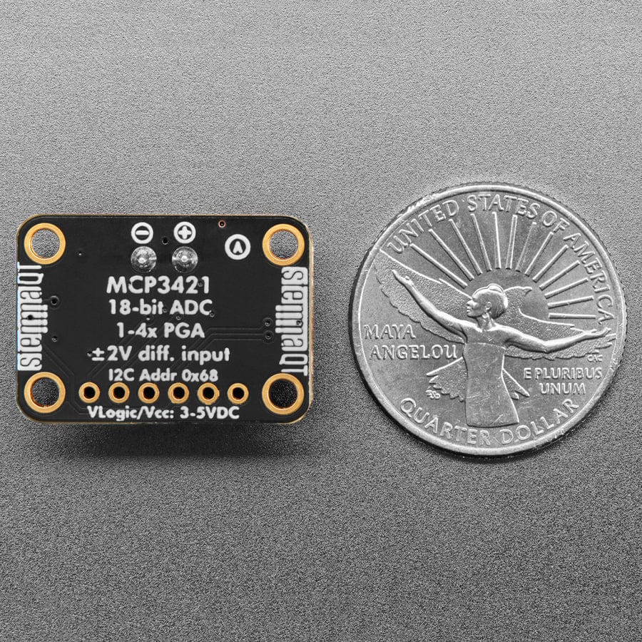 Adafruit MCP3421 18-Bit ADC - STEMMA QT / Qwiic