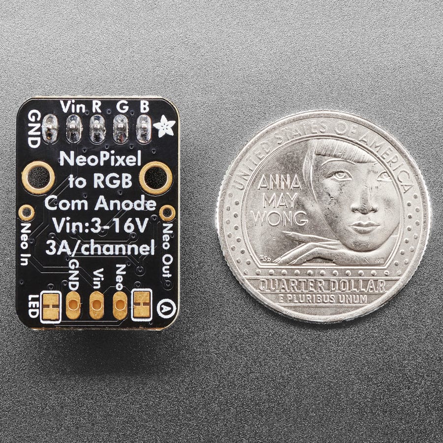 Adafruit NeoRGB Stemma - NeoPixel to RGB PWM LEDs and Strips - STEMMA JST PH 2mm