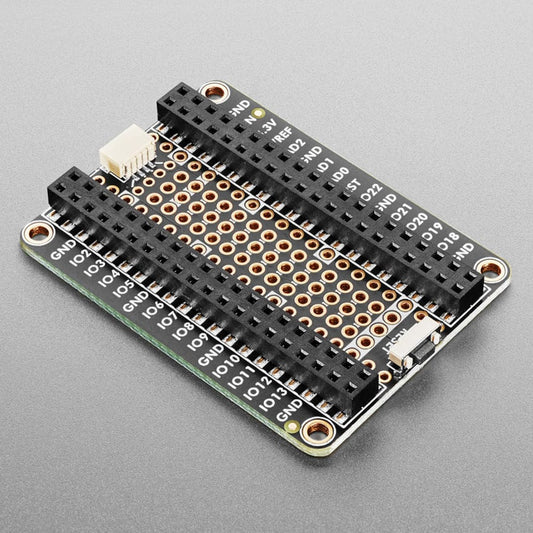 Adafruit Proto Under Plate PiCowBell for Pico - Reset Button & STEMMA QT