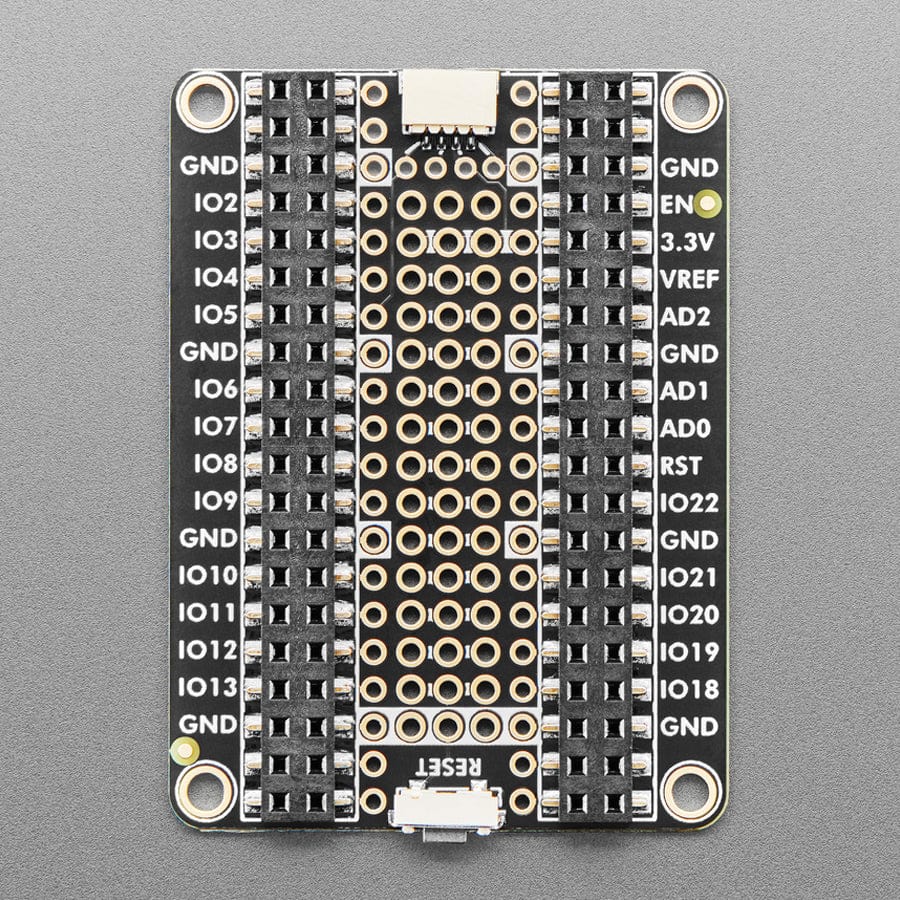 Adafruit Proto Under Plate PiCowBell for Pico - Reset Button & STEMMA QT