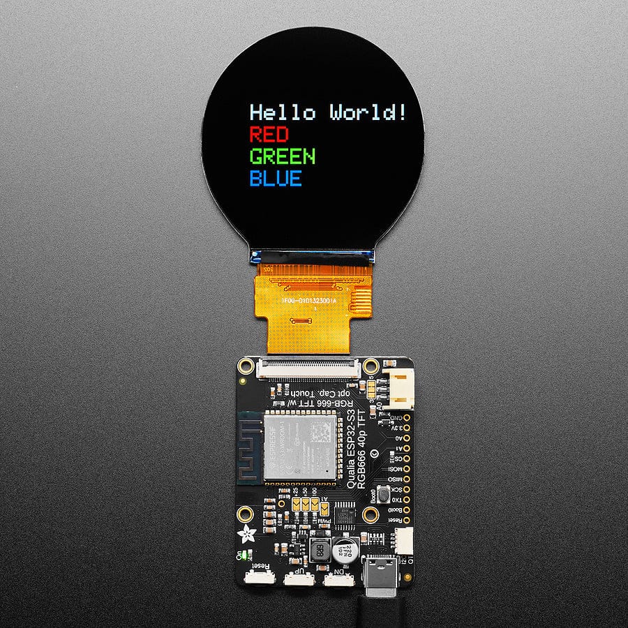 Adafruit Qualia ESP32-S3 for TTL RGB-666 Displays
