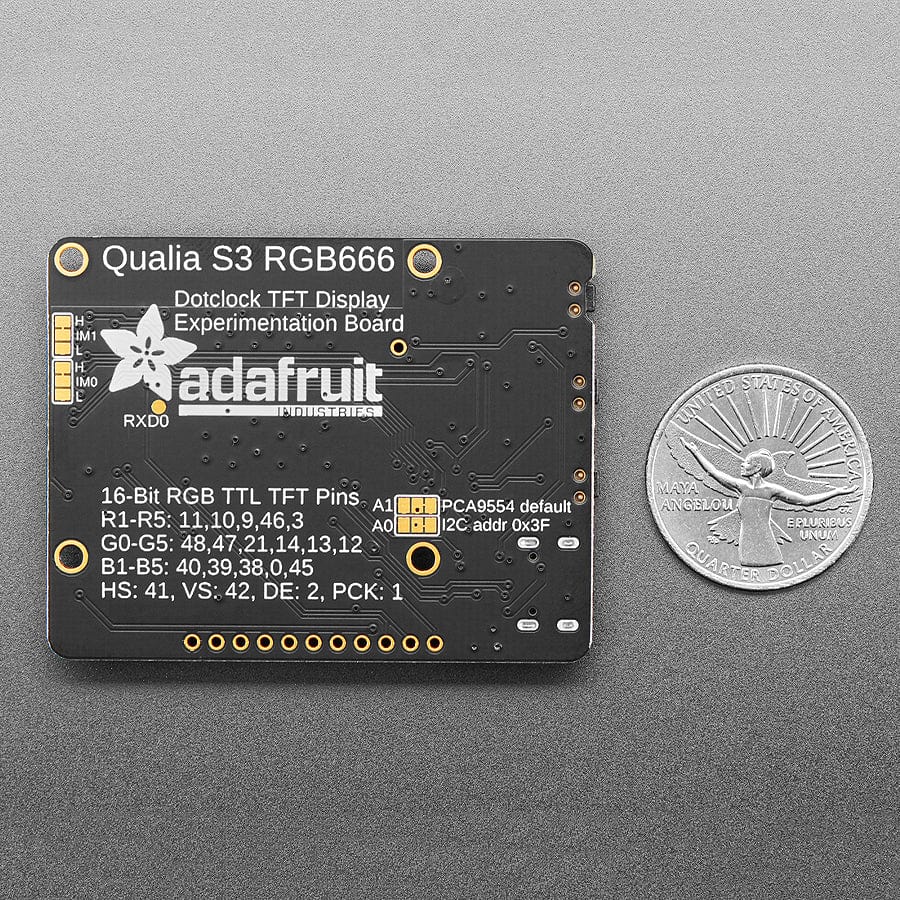 Adafruit Qualia ESP32-S3 for TTL RGB-666 Displays