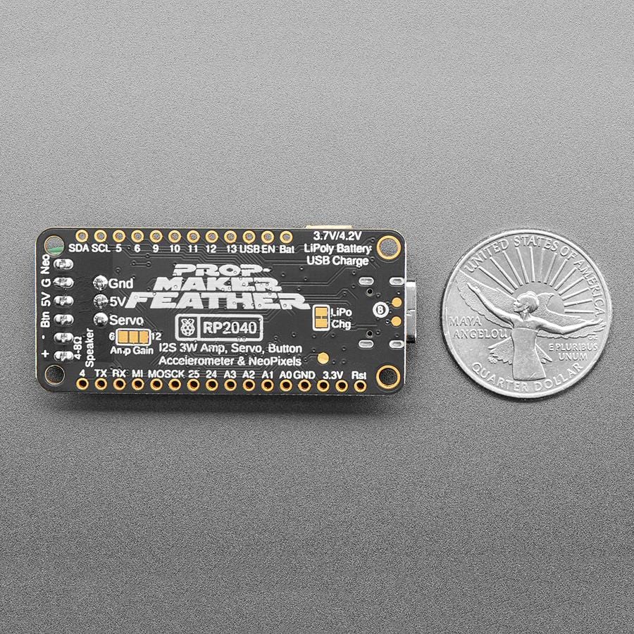 Adafruit RP2040 Prop-Maker Feather with I2S Audio Amplifier