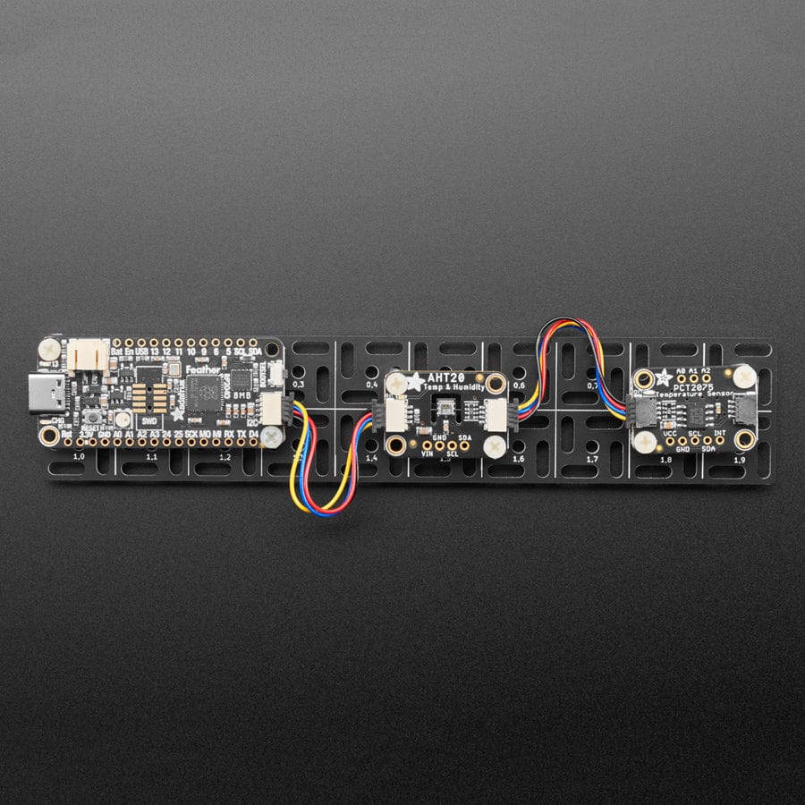 Adafruit Swirly Aluminum Mounting Grid for 0.1" Spaced PCBs - 2x10