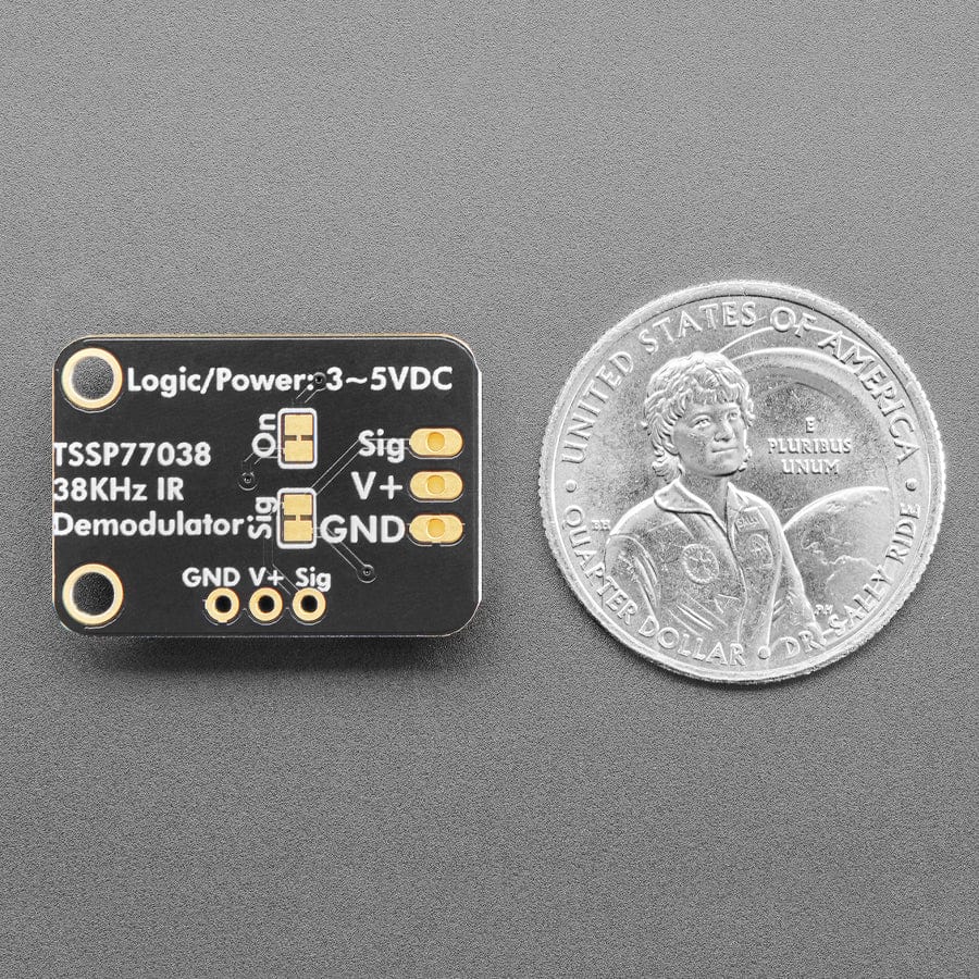 Adafruit TSSP77038 38KHz Infrared IR Demodulator Breakout - STEMMA JST PH 2mm