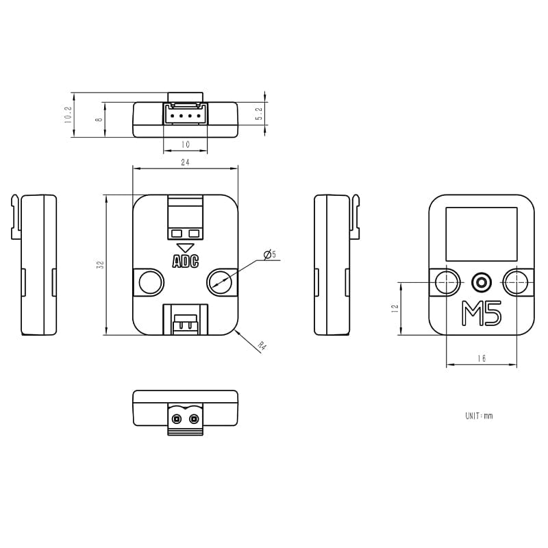 ADC I2C Unit v1.1 (ADS1110)