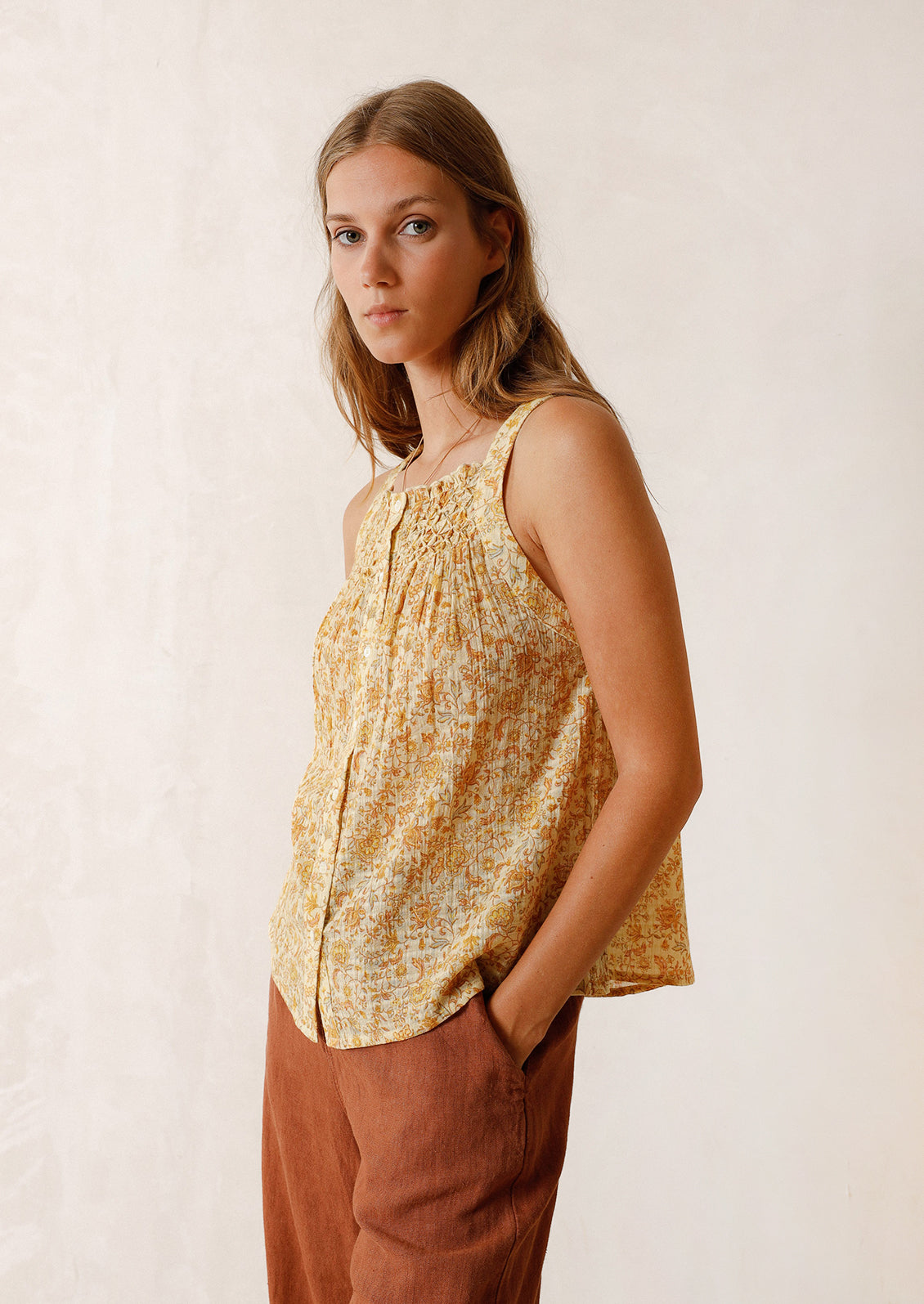 Adela Square Neck Top
