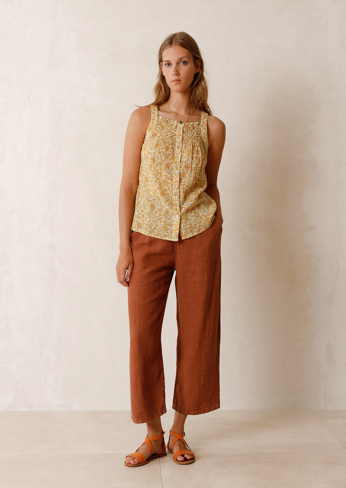 Adela Square Neck Top