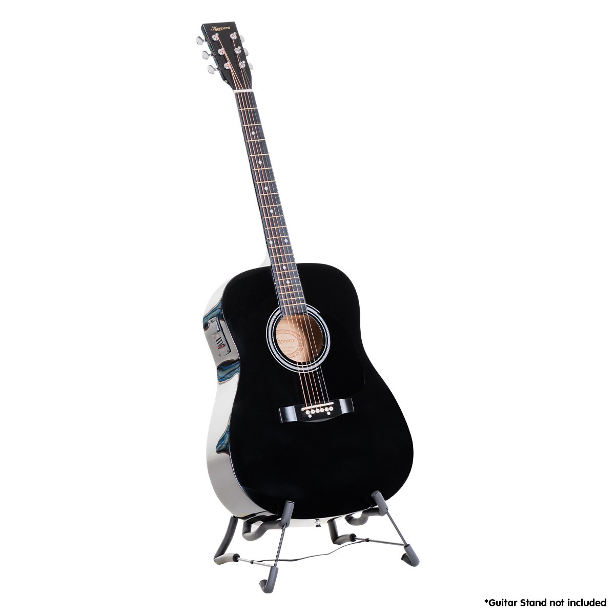 Karrera Electronic Acoustic Guitar 41in  (Black)