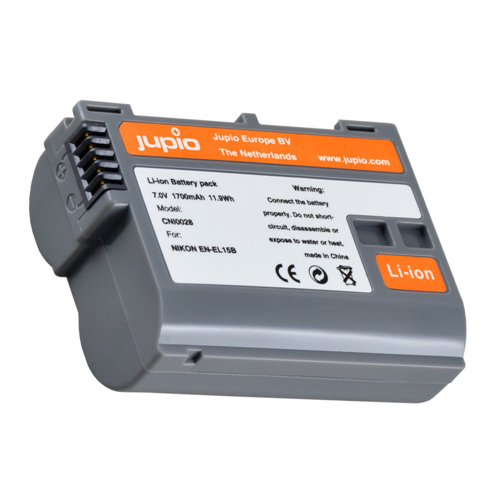 Jupio Li-Ion 7.0V 1700mAh Rechargeable Battery For Nikon EN-EL15B Camera