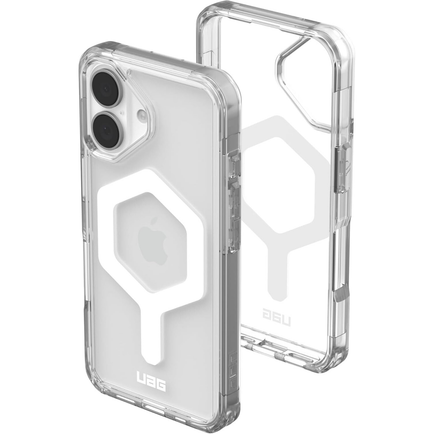 UAG Plyo Magsafe Compatible Phone Case for iPhone 16 (Ice/White)