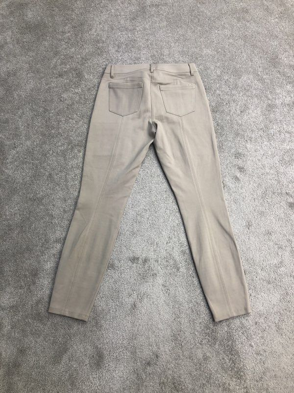 White House Black Market Pants Womens Tan Chino Pant Tapered Leg Zipper Pockets