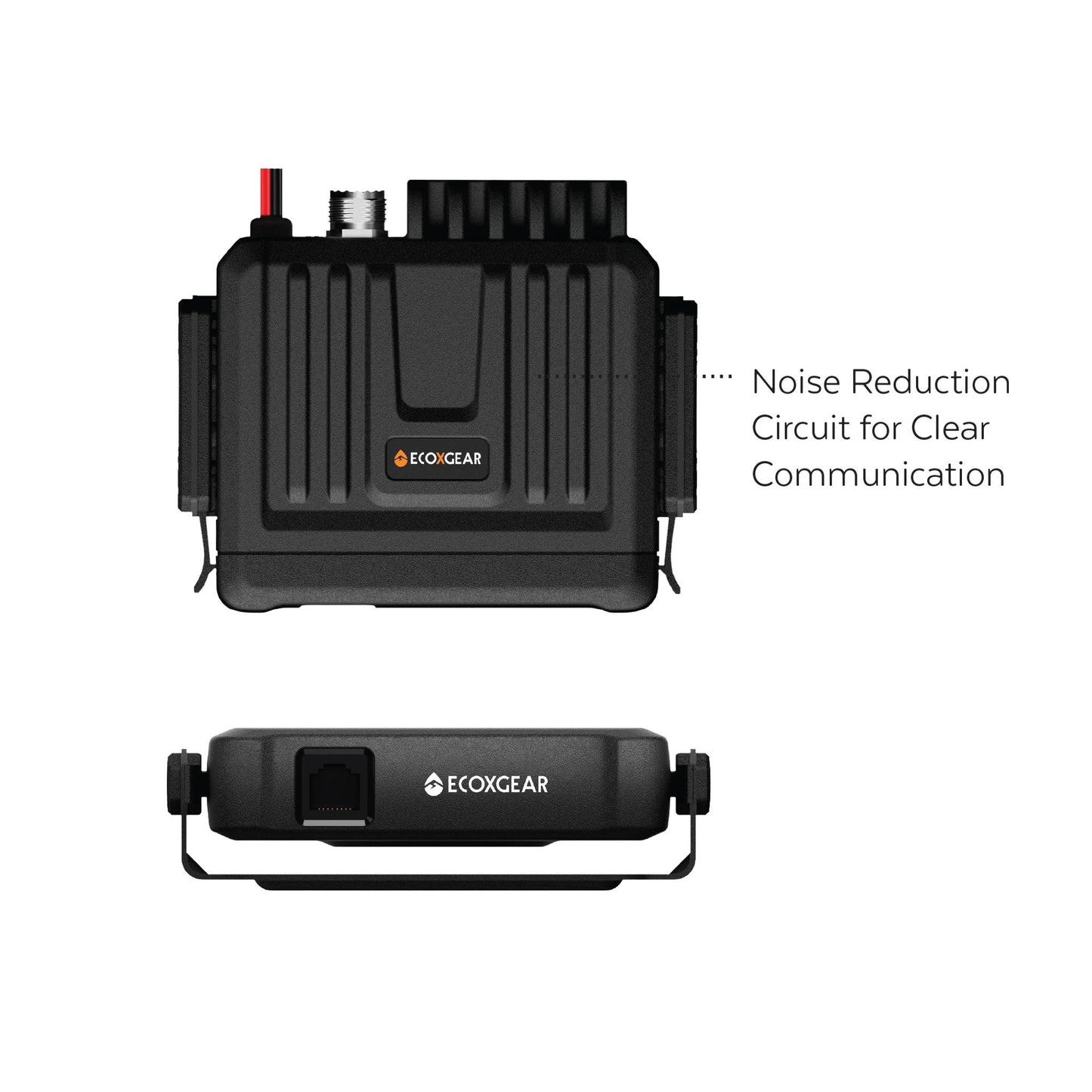 EcoXgear Touring Pack 5-Watt Compact UHF Handheld CB Radio with Multi-Colour LCD Display Mic EXG3000-TPK