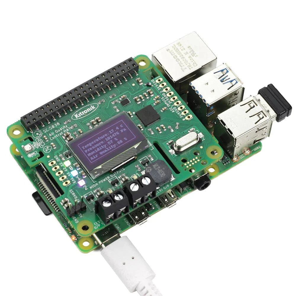 Air Quality Control HAT for Raspberry Pi