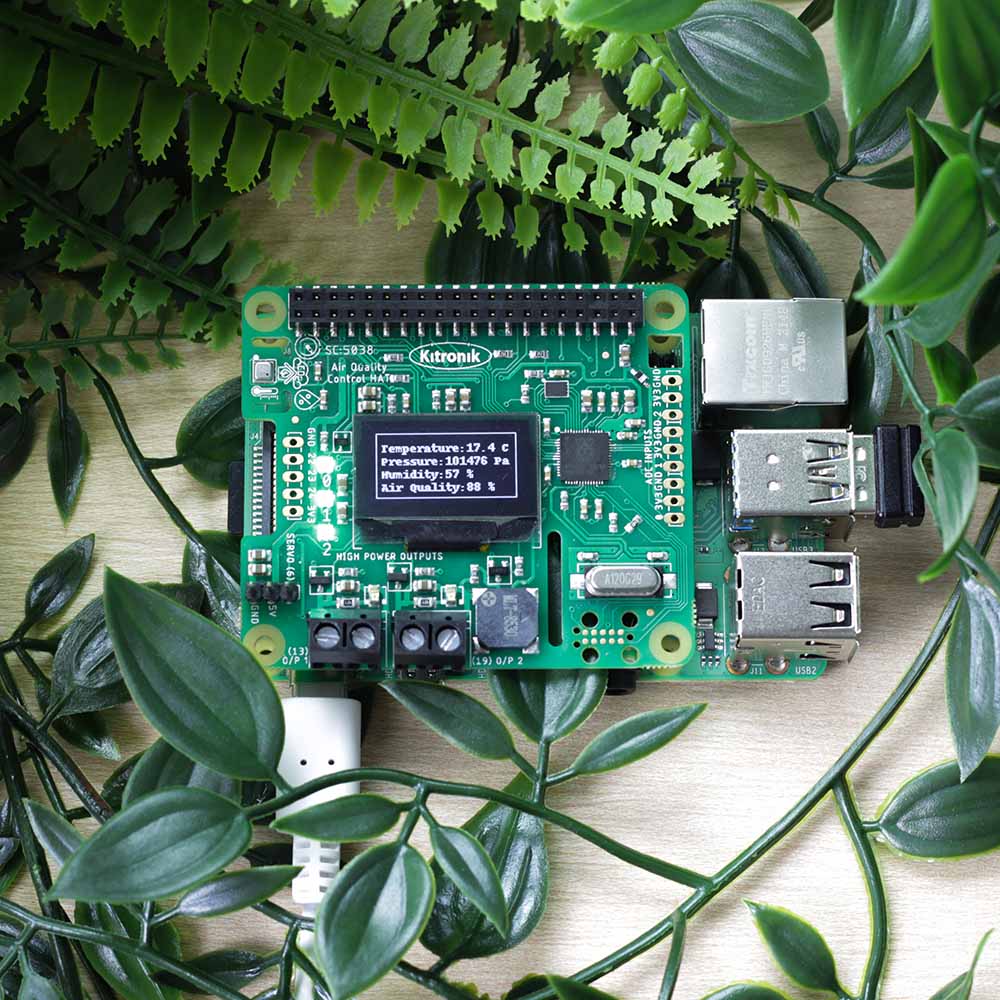 Air Quality Control HAT for Raspberry Pi