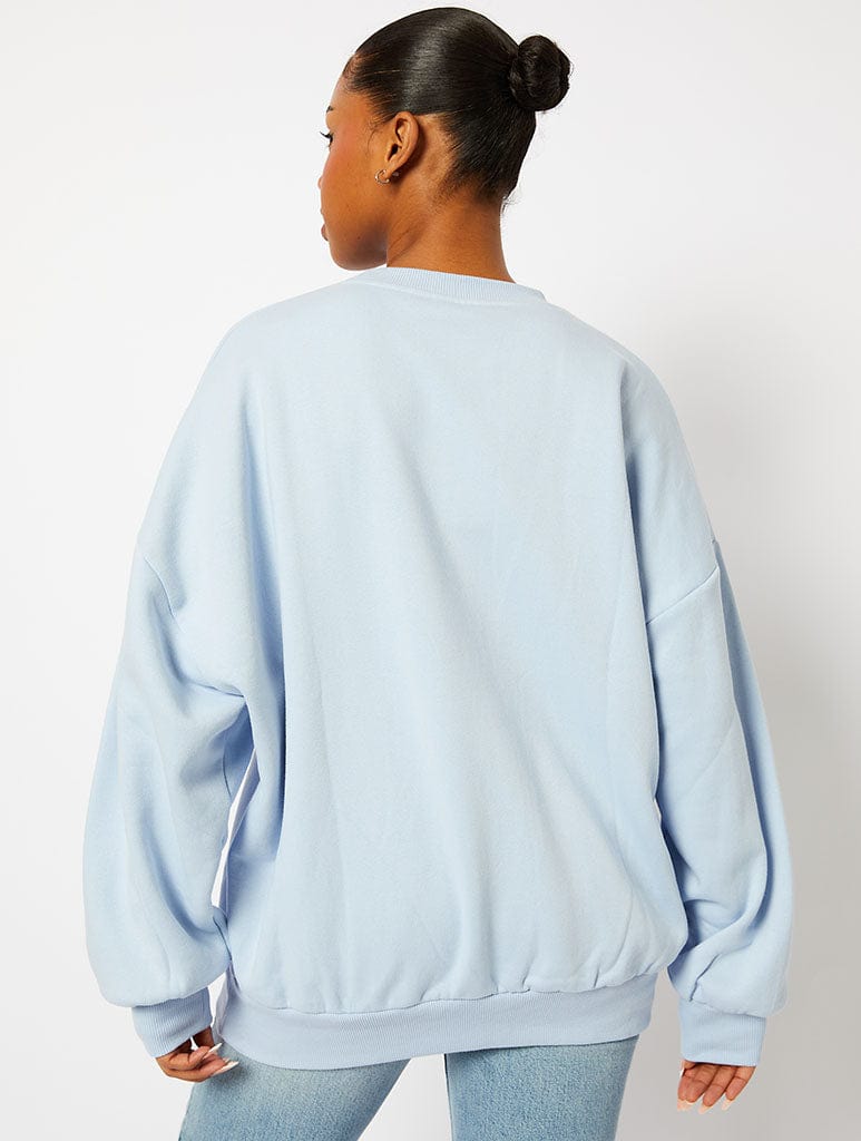All My Love Sweatshirt in Light Blue