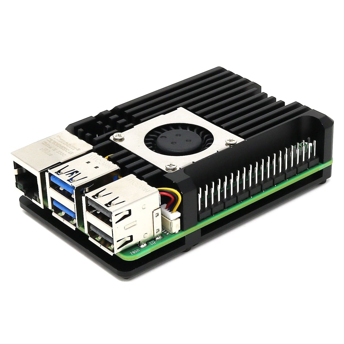 Aluminium Armour Blower Fan Heatsink Case for Raspberry Pi 5